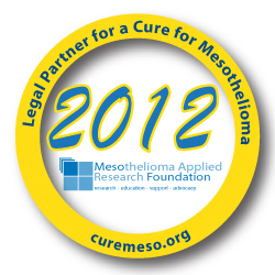 2012 Legal Partner for a Cure for Mesothelioma logo