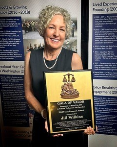 Jill Wilkins at the Burn Pits Gala of Valor (Courtesy Jill Wilkins)